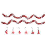 Peppermint Garlands Set of 8