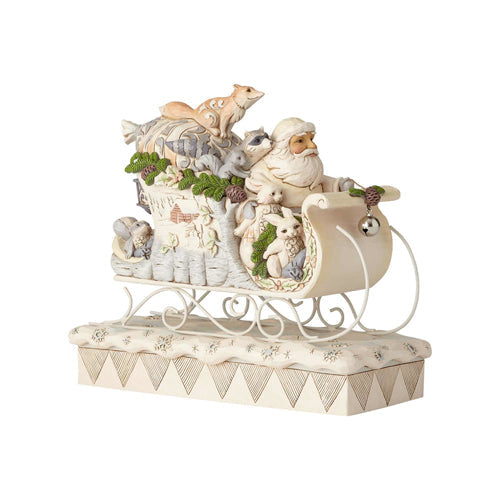 Woodland Santa In Sleigh