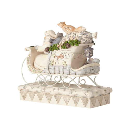 Woodland Santa In Sleigh