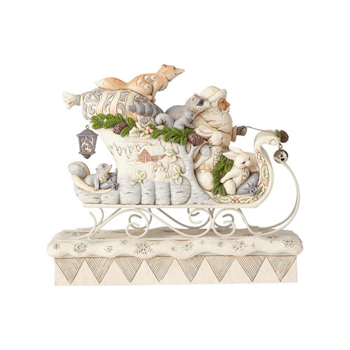 Woodland Santa In Sleigh