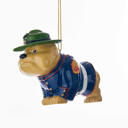 U.S. Marines Bulldog Ornament 3.54"