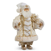 Pearls and Champagne Jewels Santa 18"