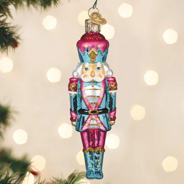 Pastel Nutcracker Soldier Ornament