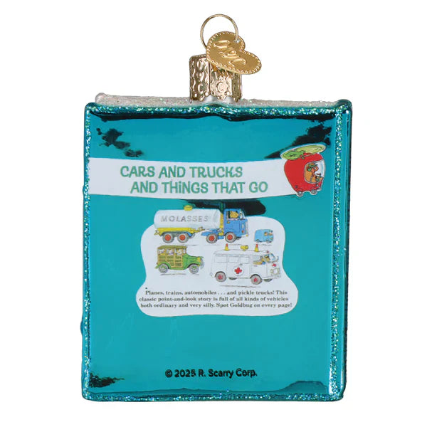 Cars and Trucks and Things That Go Book Ornament