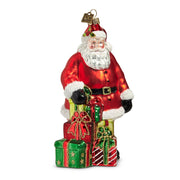 Special Delivery Santa Ornament 6.5"