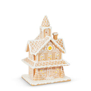 Lighted Sweet Gingerbread House 18"