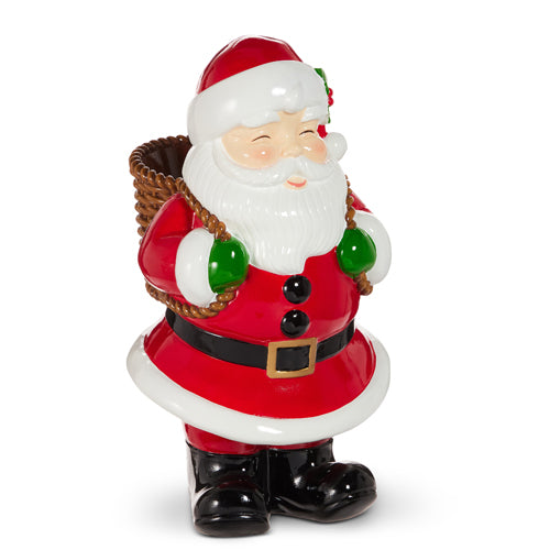 Santa with Basket 20"