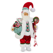 Peppermint Santa Claus 18"
