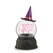Hocus Pocus Lighted Neon Witchy Globe 7.75"
