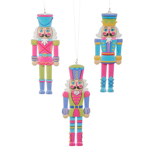 Candy Shop Nutcracker Cut Out Ornament 6" Set of 3