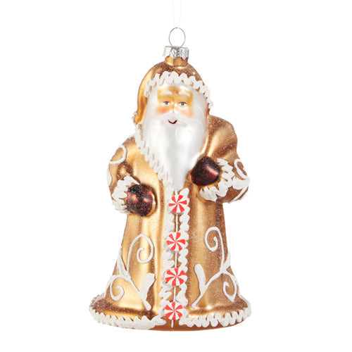 Gingerbread Santa Ornament 6"
