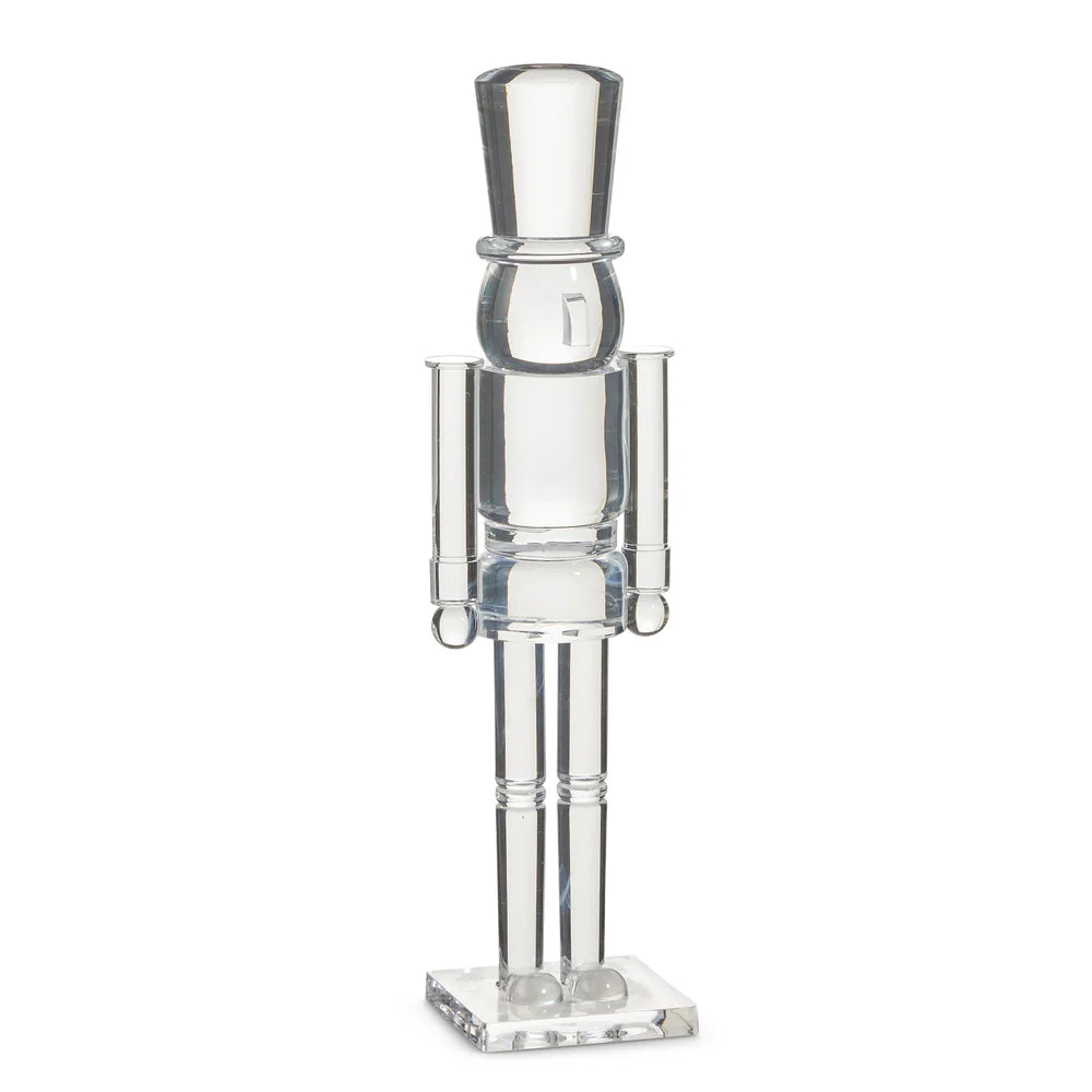 Clear Acrylic Nutcracker 14.75"