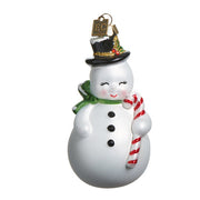 Snowman Blow Mold Ornament 4.5"