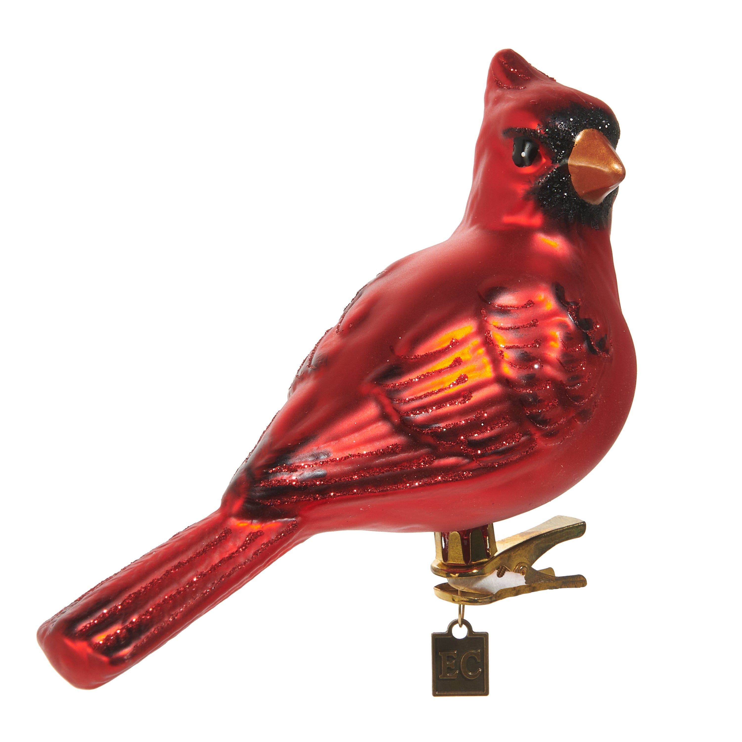 Red Cardinal Clip-On Ornament 6"