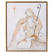 Holy Family Nativity Framed Wall Art 21.5"