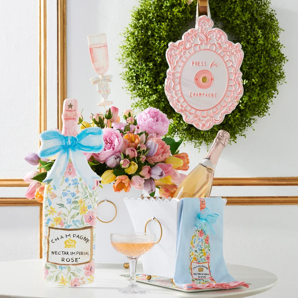 Champagne on Call Hanging Art 17"