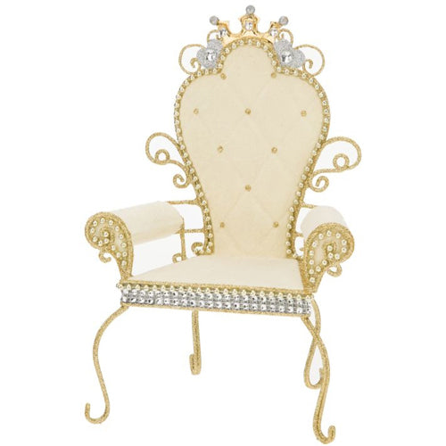 Fairy and Elf Sized Cream Royal Chair 9.5"