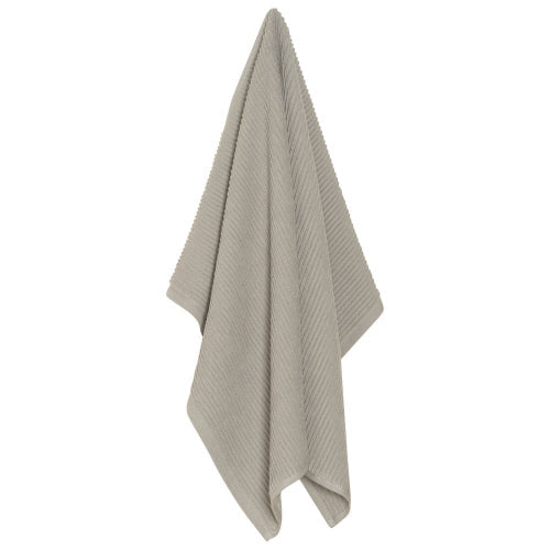 London Gray Ripple Dishtowel