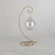 Gold Spiral Wire Ornament Stand Small