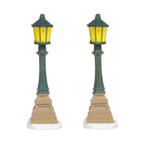 Classic Christmas Street Lanterns Set of 2
