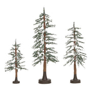 Snowy Lodge Pines Set of 3