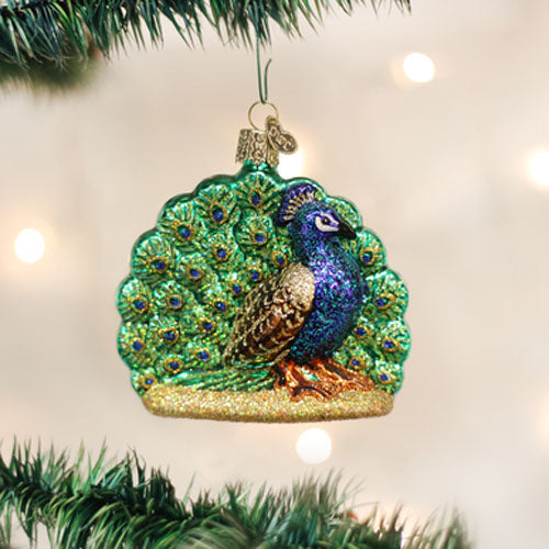 Proud Peacock Ornament