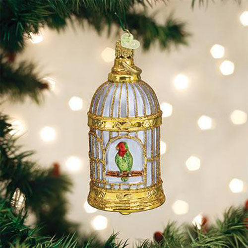 Vintage Bird Cage Ornament