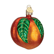 Peach Ornament