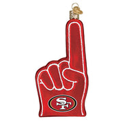 San Francisco 49ers Foam Finger Ornament