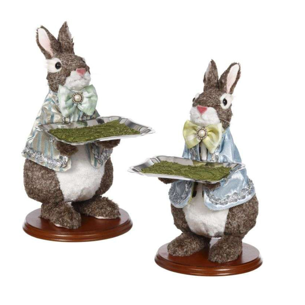 Peter Rabbit Butler 13 Inches Set of 2 - Signed by the Artist
