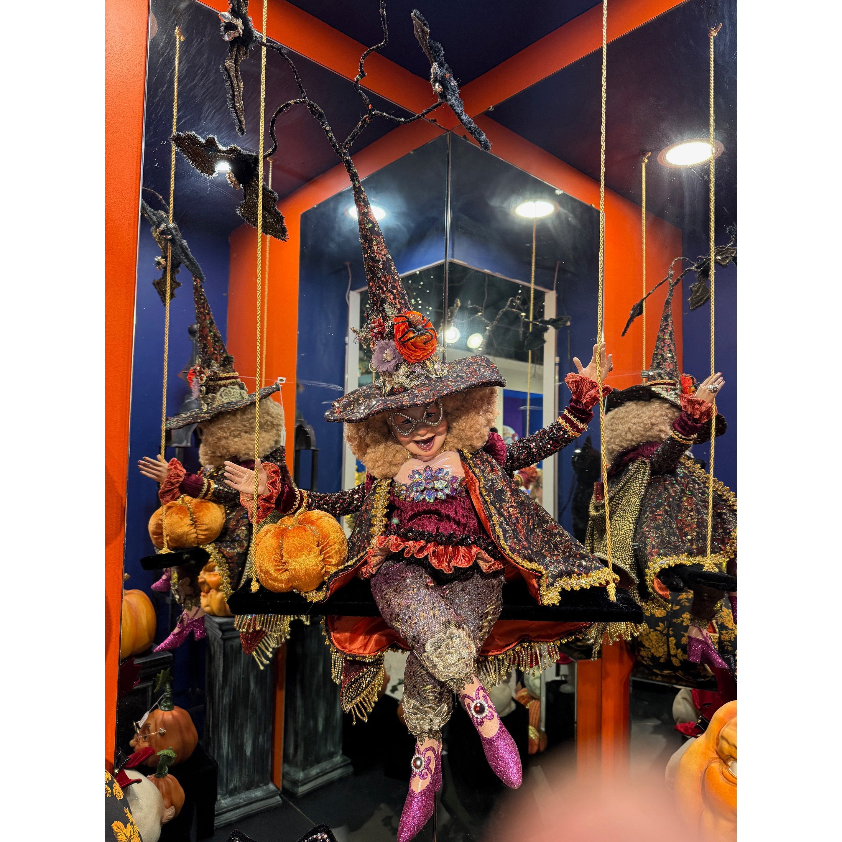 Big Madame Witch on Swing
