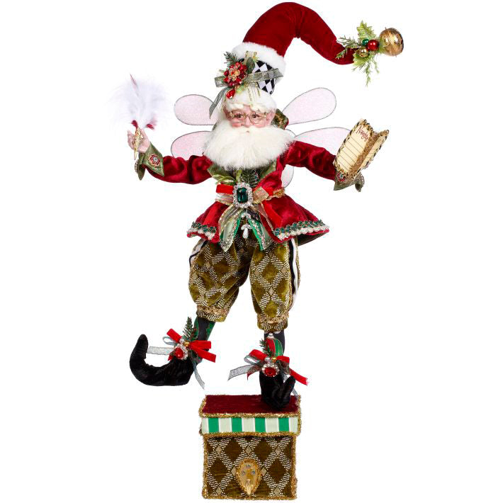 Checking His List Fairy Stocking Holder 23"