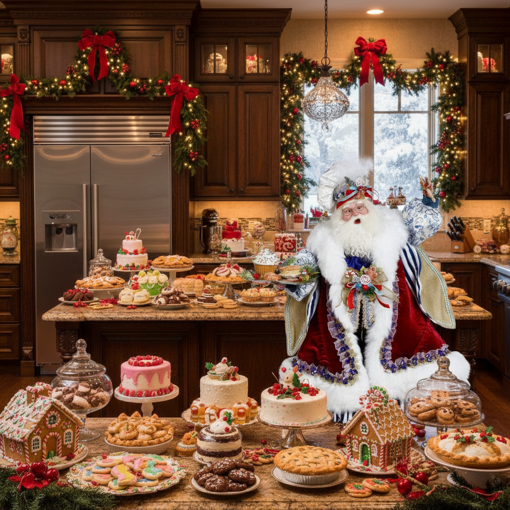 Baker Santa 23 Inches