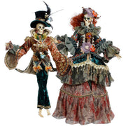 Mr and Mrs Soho Skeleton Small Assorted 27 Inches Set of 2