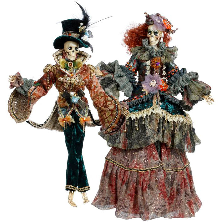 Mr and Mrs Soho Skeleton Small Assorted 27 Inches Set of 2