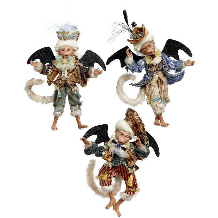 Flying Monkeys 12 to 14" Inches Tall Set of 3 - Signed by the Artist
