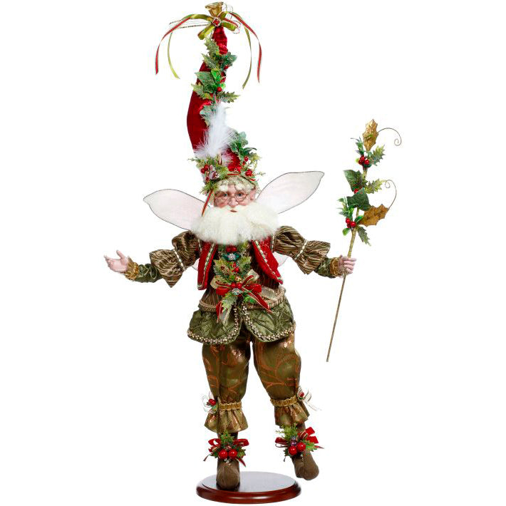 Holly and Ivy Fairy on Base 22.5 Inches - Collector's Edition