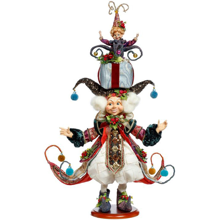 Elf with Gift 24 Inches