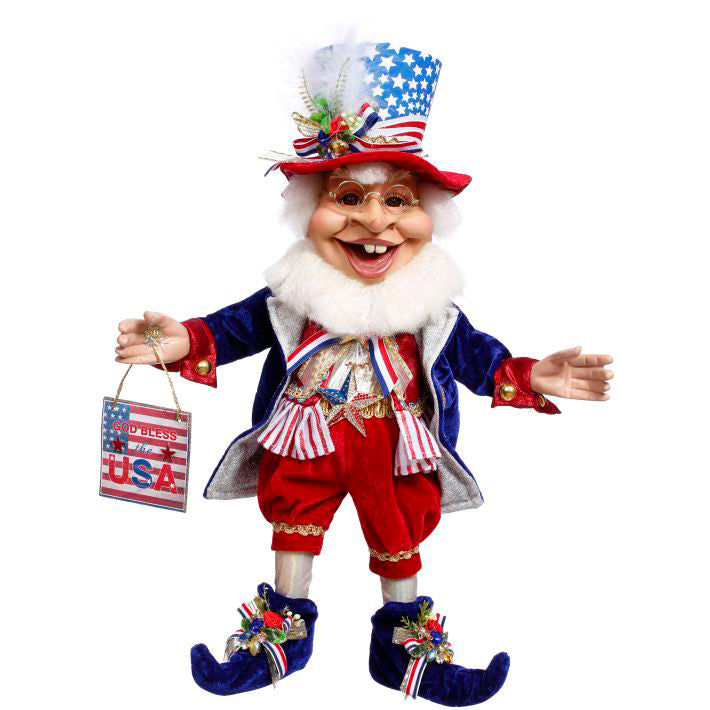 God Bless The USA Elf Medium 19.5 Inches