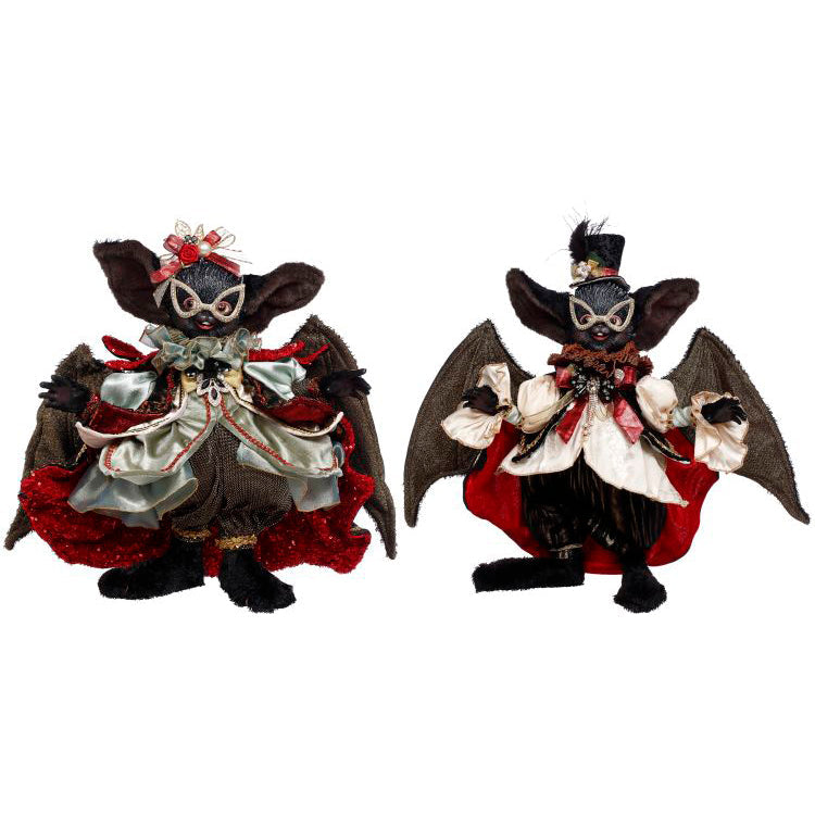 Mr and Mrs Vampire Bat Set of 2