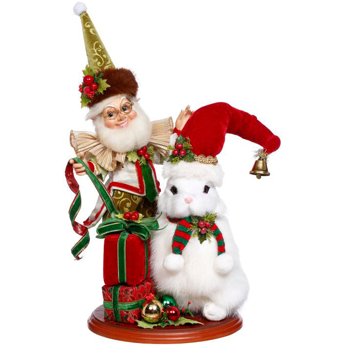 Ribbons and Rabbits Elf 8 x 16.5 Inches