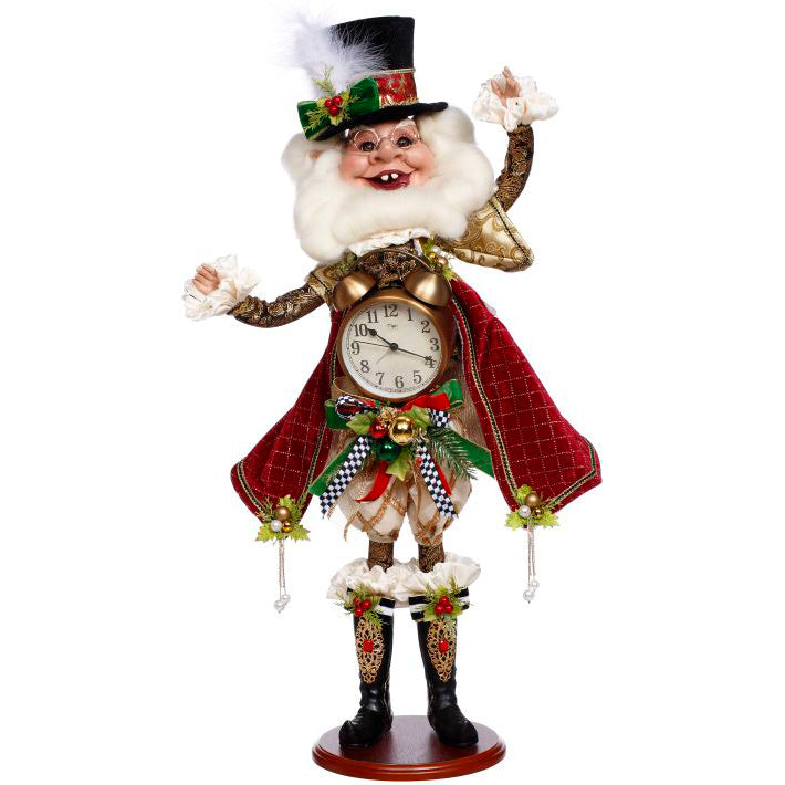 Christmas Clock Elf Medium 8 x 30 Inches