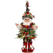 Christmas Tree Elf with Lights Medium