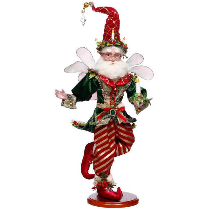 Christmas Candle Fairy On Base - Collectors Edition
