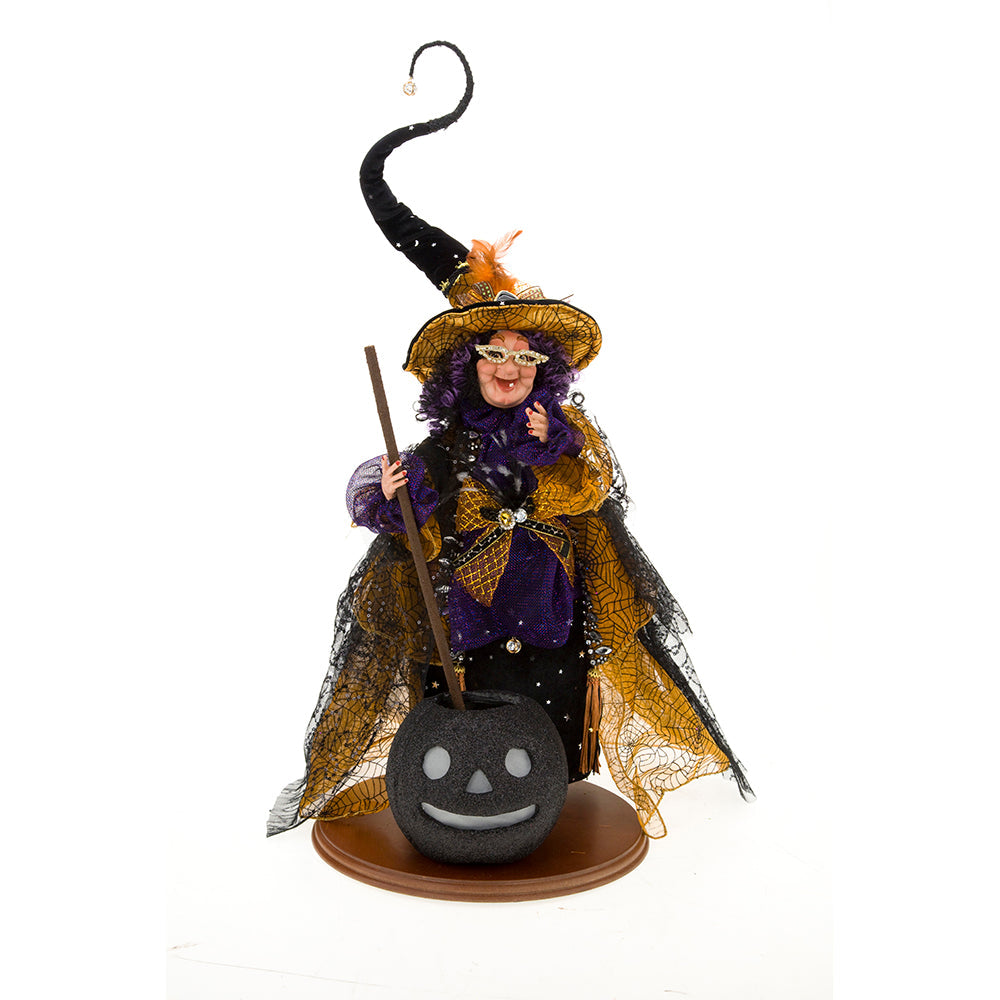 Wacky Witch with Animated Cauldron