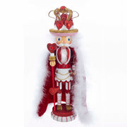 Hollywood King of Hearts Nutcracker 18"