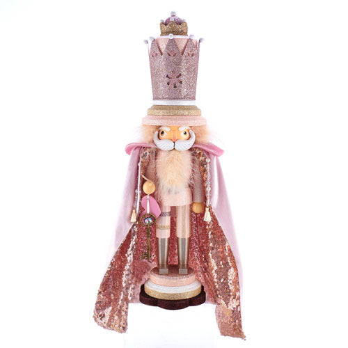 Hollywood Pink King Nutcracker 19"