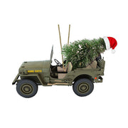 Marines Military Vehicle with Tree Ornament