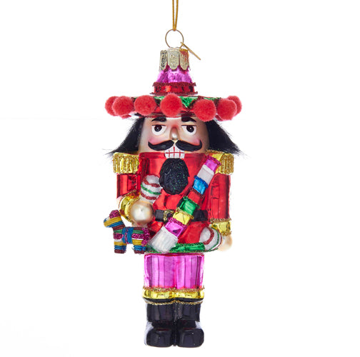 Mexican Nutcracker Glass Ornament 5"