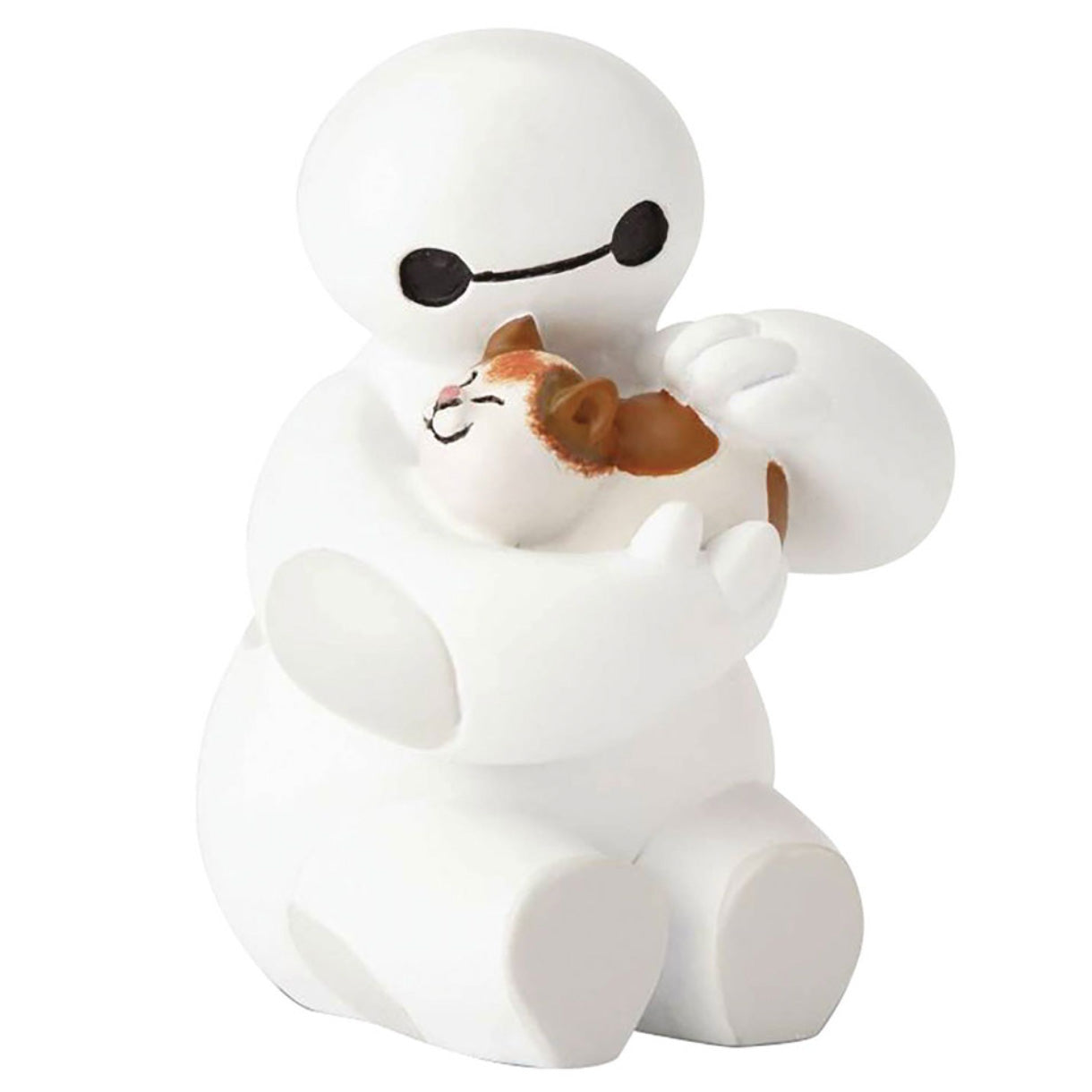 Disney Hugs Baymax Petting Cat Mini Figure